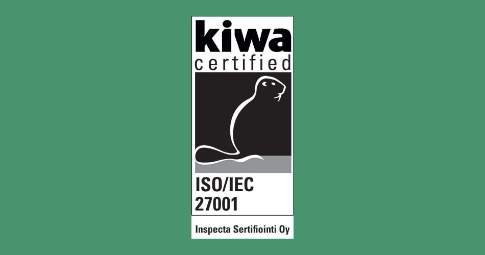 Kiwa certified - ISO 27001