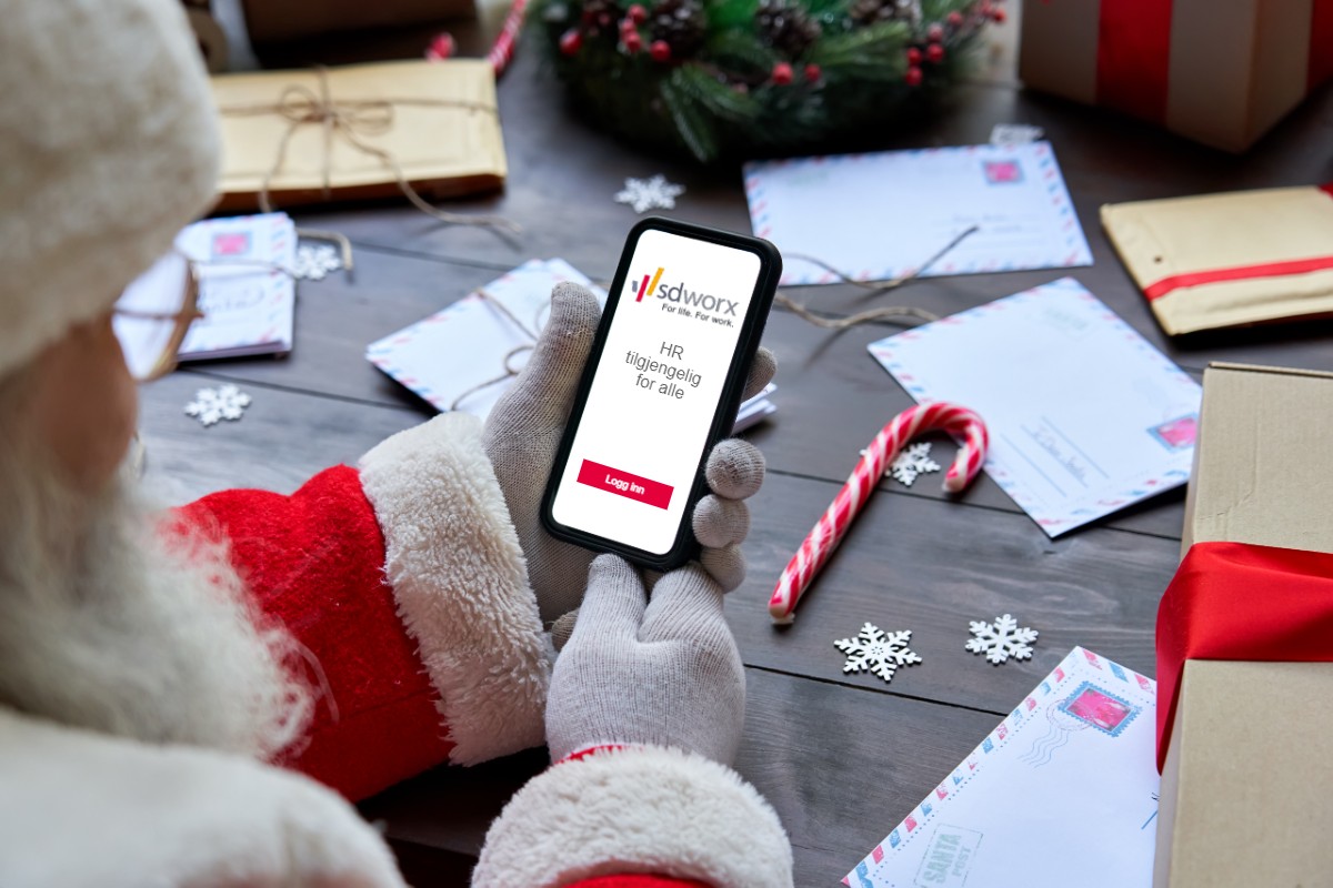 Julenissen og HR app