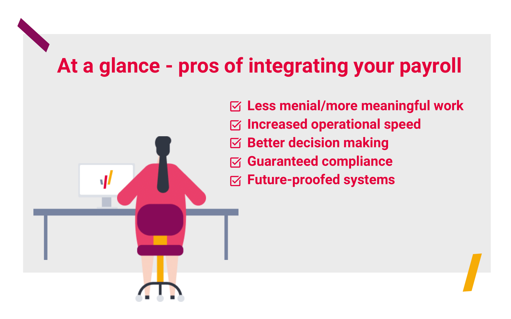 the pros of integrating payroll